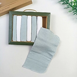 Petek Yeşil Organic Bebek Mendili / 7'li Set / 24 x 24 cm