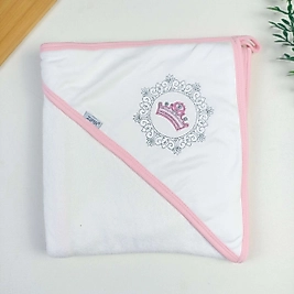 Queen Kapüşonlu Havlu / 80x85 cm / Çift Katlı