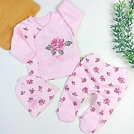 Kanaviçe 3 Parça Yeni Doğan Takımı