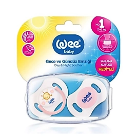 Wee 2'li Gece Gündüz Damaklı Emzik / No:1