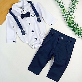 Papyonlu Askılı 4 Parça Takım