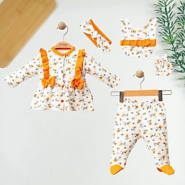 Flower 5 Parça Yeni Doğan Takımı