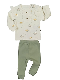 Çiçek Desenli Kaşkorse Takım