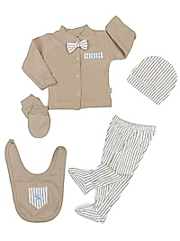 Papyonlu 5 Parça Yeni Doğan Seti