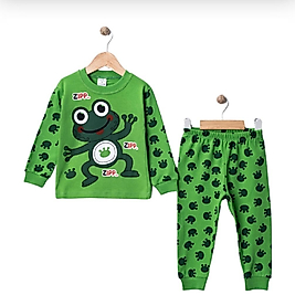 Kurbağa Desen Pijama Takımı