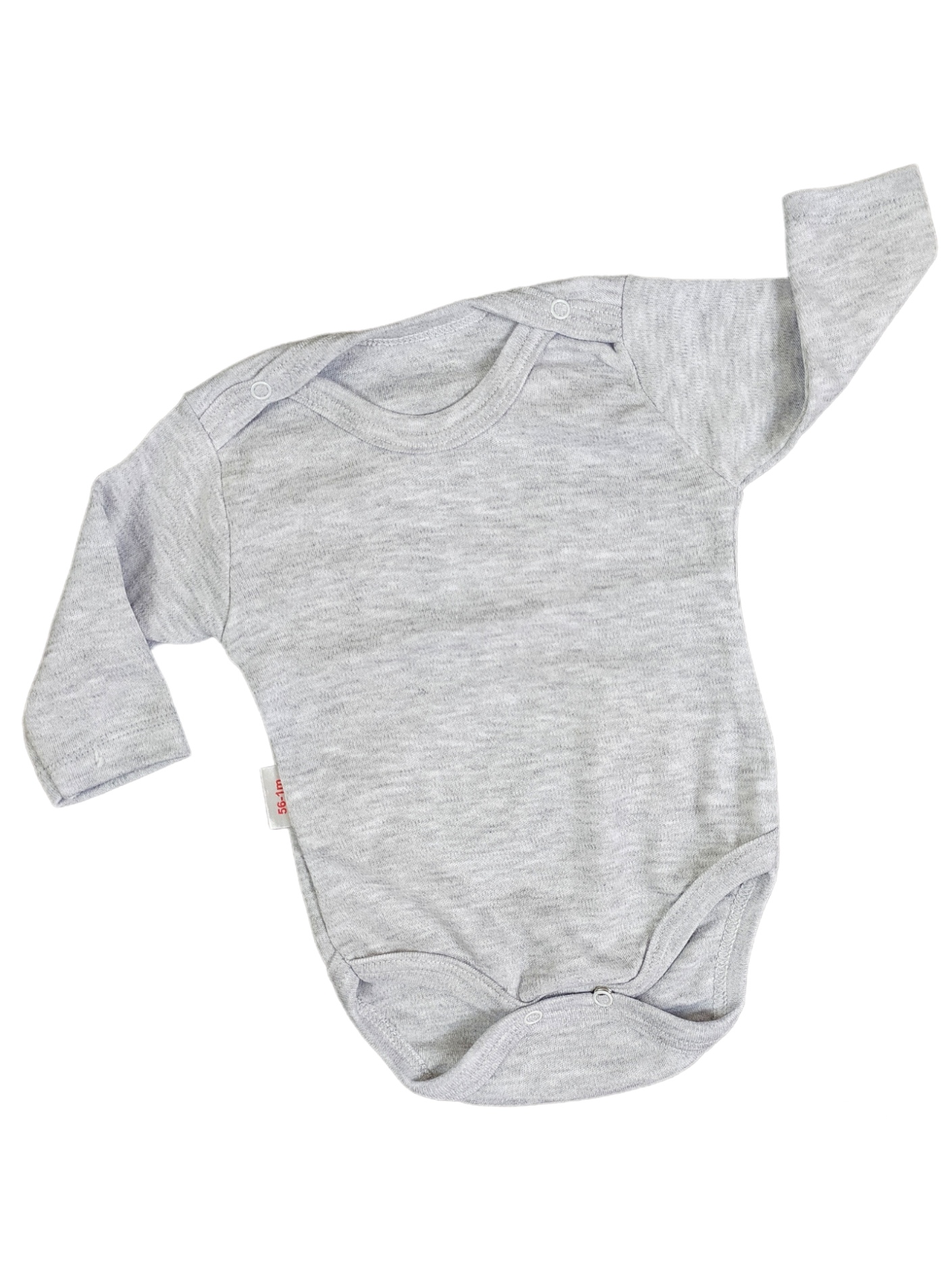 Nayinom Uzun Kol Çıtçıtlı Badi / Gri