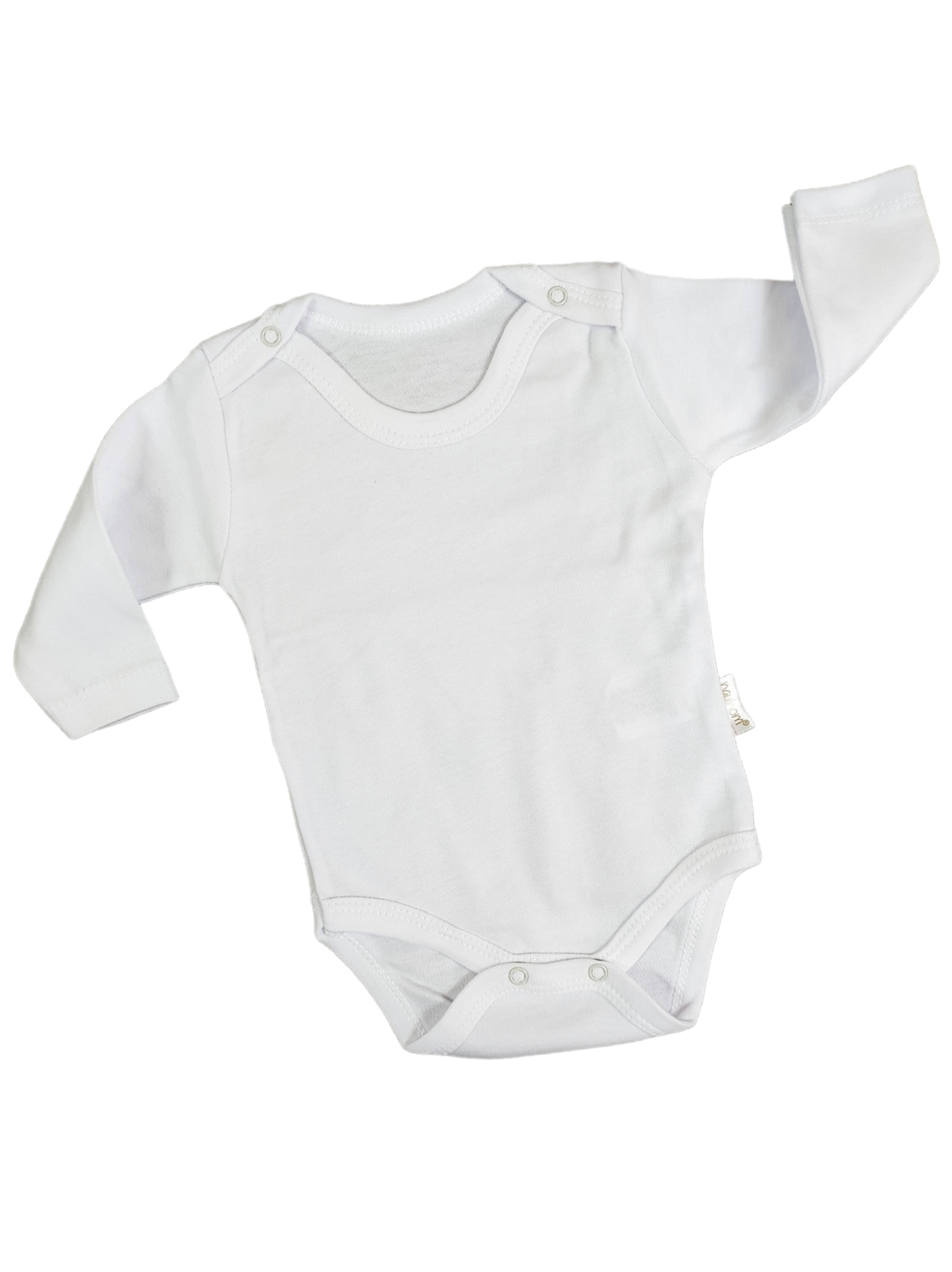 Nayinom Uzun Kol Çıtçıtlı Badi / Beyaz