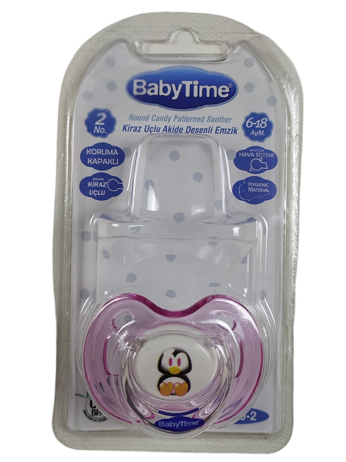 Babytime Kiraz Uçlu Akide Emzik / No:2