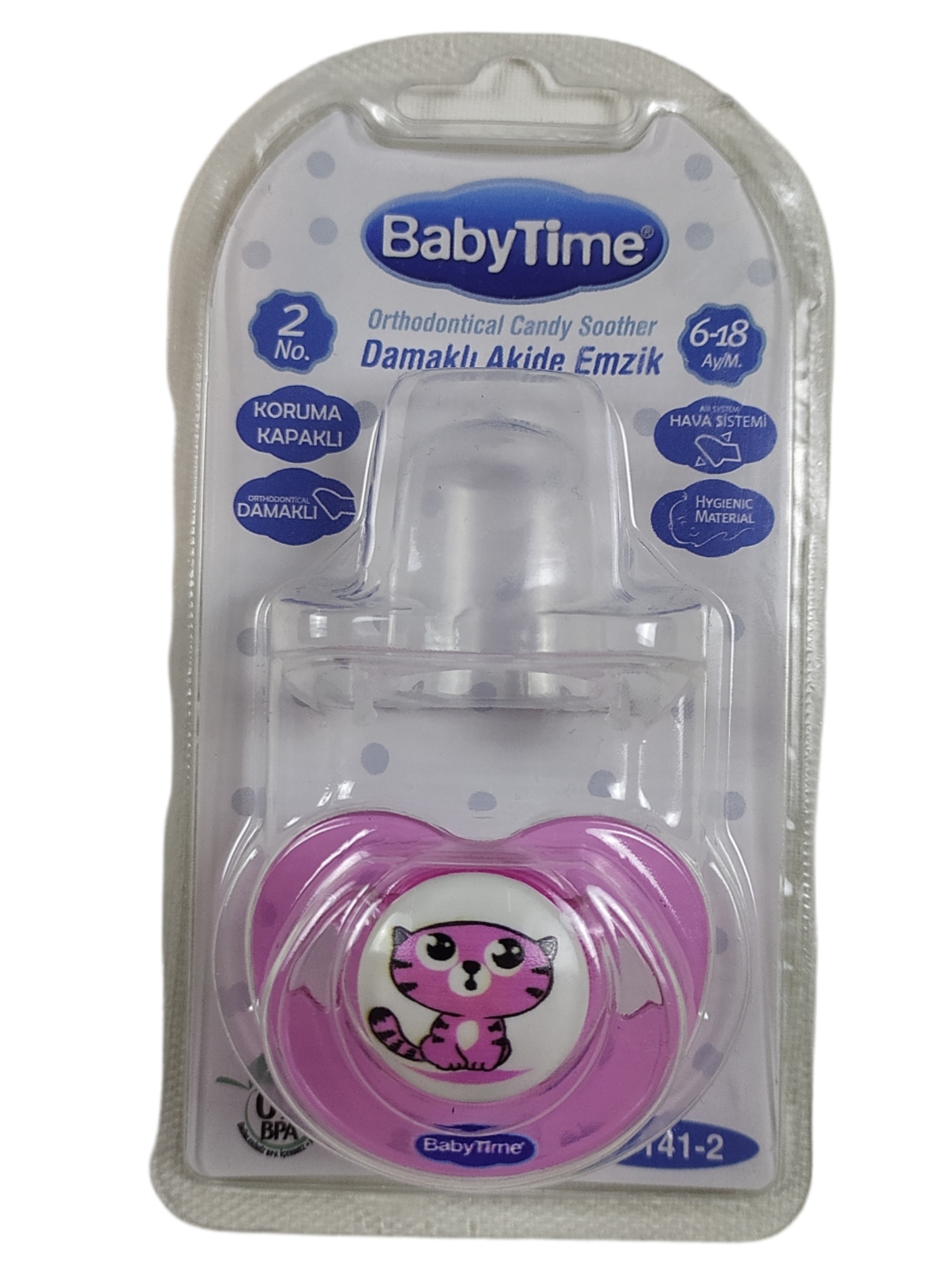 Babytime Damaklı Akide Emzik / No:2