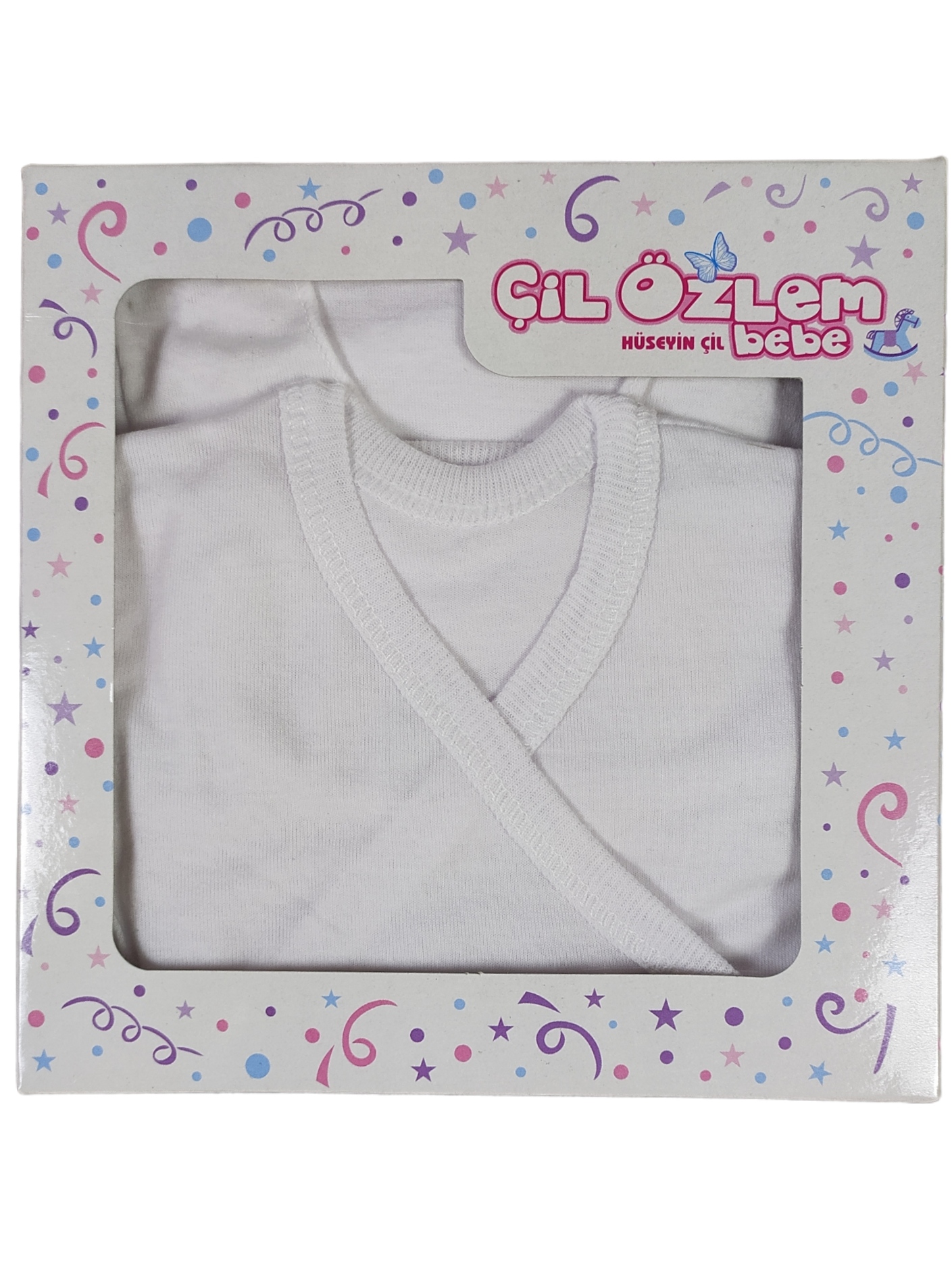 5 Parça İç Zıbın Seti - Beyaz