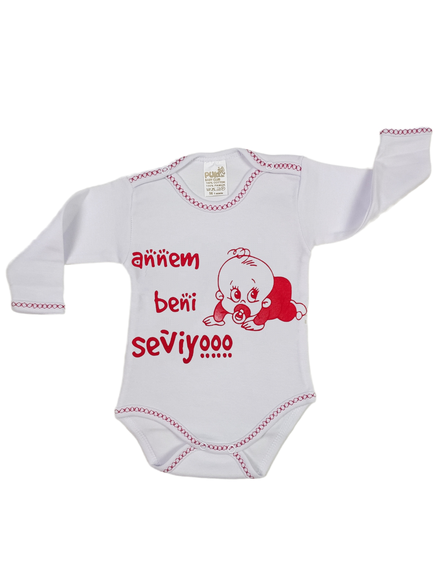 PUKİ UZUN KOL BADİ - ANNEM BENİ SEVİYOO