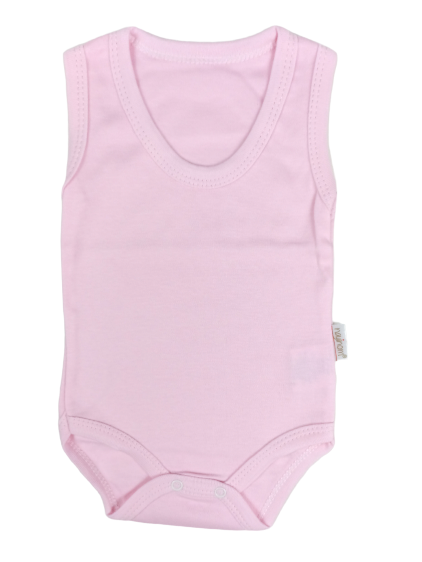 Askılı Düz Badi - Pembe