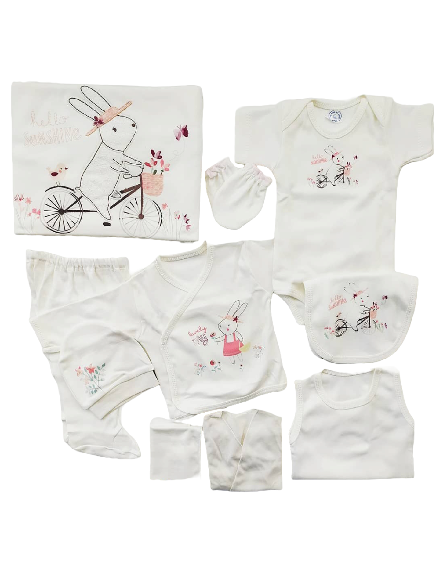 HELLO SUNSHINE DESENLİ 10 PARÇA HASTANE ÇIKIŞI