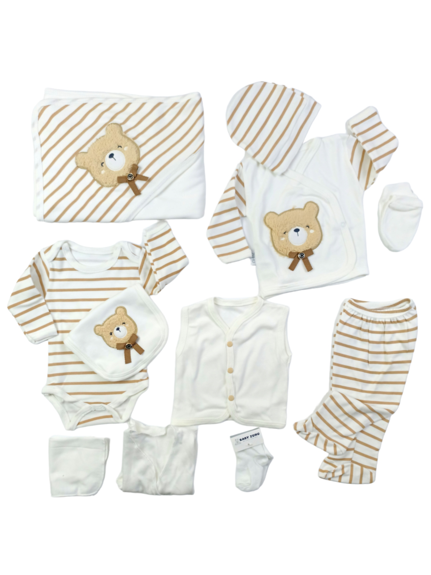 Bear Nakışlı 11 Parça Hastane Çıkışı Seti